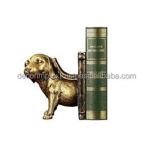 Sujetalibros resistente para sostener libros, extremos de libros para estantes, estatuas de Labrador Retriever, sujetalibros decorativos para libros pesados - Product Image 4