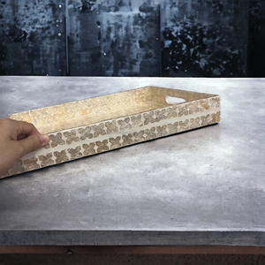 Hot <b>Sale</b> Top Trending Handcrafted Large Mother of Pearl Inlay Serving Tray Kitchen Wares Wholesale From Falak World Export - Product Image 6