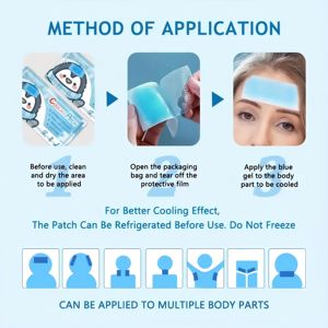 Harga Pabrik Plester Pendingin Demam Ice <span class=keywords><strong>Fever</strong></span> untuk Anak-anak Gel Pendingin Demam Plester Demam - Product Image 5