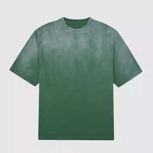 เสื้อยืดสตรีทแวร์ OEM ปี 2025 แบบวินเทจ พิมพ์ลายกราฟิก  ทรงฮิปฮอป สำหรับผู้ชาย ผ้าคอตตอนหนา 200GSM  ฟอกสีแบบแอซิดวอช - Product Image 5