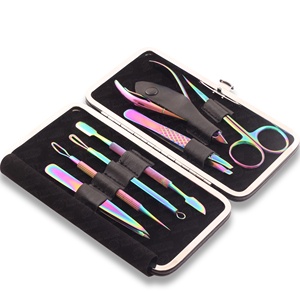 ชุดเครื่องมือทำเล็บมือและเล็บเท้าแบบพกพากรรไกรตัดเล็บสแตนเลส - Product Image 1