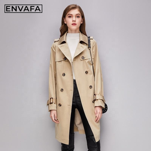 Manteau Trench Personnalisé pour Femme, Long et Chaud, Coupe-Vent Classique, Veste Imperméable pour Dames, Vente en Gros, Fabricant OEM ODM, Fournisseur USA - Product Image 4