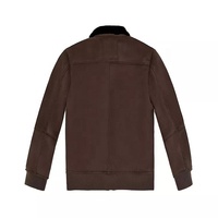 Blouson Bomber Unisexe Grande Taille Style Universitaire Hiver Chaud Zippé Col Montant Vintage Logo Personnalisé Vêtement d'extérieur Décontracté Vente en Gros