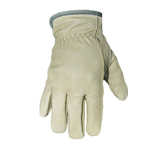 Guantes de Seguridad de Cuero Personalizados Anti-Calor y Anti-Corte, con Características Antideslizantes, Duraderas, Flexibles y que Absorben la Humedad, Puño de Seguridad de 28 cm - Product Image 3