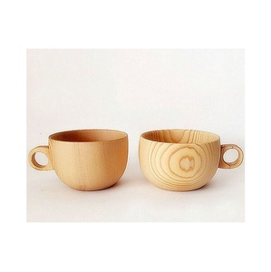 แก้วไม้ทำมือจากไม้ธรรมชาติสำหรับกาแฟ ชา น้ำผลไม้ นม และเครื่องดื่มในร้านอาหาร - Product Image 6