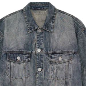 Chaqueta Vaquera Vintage para Hombre con Diseño Elegante, Tela Resistente y Detalles Clásicos de Botones para un Look Casual Moderno - Product Image 3