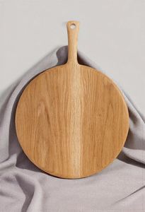 Tabla de Cortar de Madera Natural Hecha a Mano, Tabla de Cortar de Madera de Mango Sólida para Preparación de Alimentos en la Cocina, Cortar Verduras y Frutas - Product Image 3
