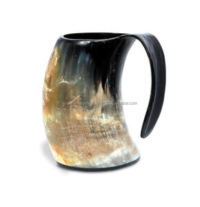 Polished Design <b>Mug</b> African Cow Horn <b>Mug</b> for Beer Drinking Indoor Decor Unique Material Design Drinking <b>Mug</b> - Product Image 2
