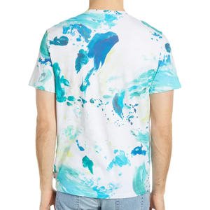 เสื้อยืดผู้ชายแฟชั่นฤดูร้อน ผ้าฝ้ายถัก 100% พิมพ์ลายแบบซับลิเมชั่น ขายดีที่สุด สวมใส่สบาย ระบายอากาศได้ดี คุณภาพสูง รับสั่งทำ - Product Image 4