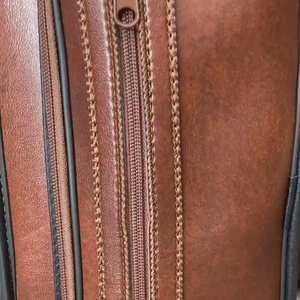 Sac à fusil en cuir véritable le plus vendu, sac à fusil en cuir réglable personnalisé OEM, design professionnel de sac à fusil en cuir - Product Image 5