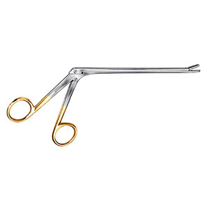JACKBILLY Rongeur manuel en acier inoxydable de 8 pouces, haute qualité, pour disque intervertébral, angle de 45 degrés, tige de morsure 2 x 10 mm - Product Image 5