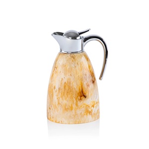 Tetera Artística de Acero Inoxidable con Acabado Estampado Meena, Tetera Premium para Servir Té, para Mejorar la Experiencia de Servicio - Product Image 4