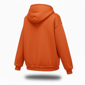 Sweat à capuche unisexe surdimensionné 100 % coton, délavé, de haute qualité, avec logo personnalisé imprimé numériquement, respirant et avec poche - Product Image 3