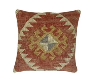Fundas de cojín de yute para sofá, Fundas de cojín de lana, color Beige, Oriental, respetuoso con el medio ambiente, kilim, oferta, precio de fábrica - Product Image 3