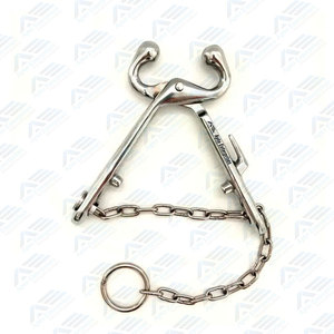 Boll Lead <b>Instruments</b> Cheap Price Surgical <b>Instruments</b> Veterinary <b>Instruments</b> Bull Holder Made of <b>Brass</b> Veterinary Bull Guide - Product Image 1