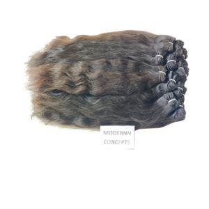 Vente en gros d'extensions de cheveux vietnamiennes à double trame 100% vierges faisceaux de cheveux indiens naturels ondulés non traités livraison rapide et droite - Product Image 1