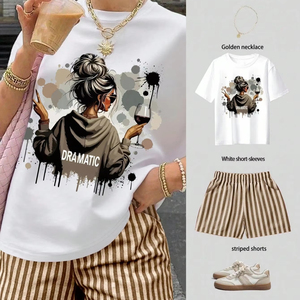 ชุดฤดูร้อนสำหรับผู้หญิง ออกแบบมาเพื่อสวมใส่สบายๆ ในชีวิตประจำวัน ผ้าฝ้ายน้ำหนักเบา ชุดฤดูร้อนสำหรับผู้หญิง ออกแบบมาเพื่อความสบายกลางแจ้ง ราคาประหยัด - Product Image 1