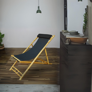 Silla de bambú larga plegable de estilo tradicional para jardín al aire libre o Playa GT 744 muebles de playa - Product Image 5