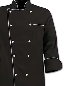 Uniforme de chef de restaurant, uniforme de chef, uniforme de cuisine d'hôtel, veste de chef, vêtements de travail pour le personnel d'hôtel, vêtements de travail professionnels pour la cuisine - Product Image 3