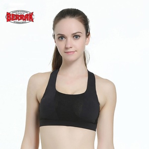 berrak Cross Strappy Sports Bra Medium Support Brushed Soft Gym Women's Bra Push Up Bra with Removable Padding - Product Image 3