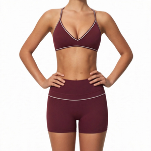 Conjunto Deportivo de 2 Piezas para Mujer, Ropa Deportiva Premium, Transpirable, de Secado Rápido, Ligera, para Entrenamiento Físico y Atletismo - Product Image 3