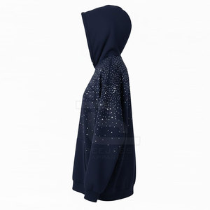 Prix Abordable, Service OEM, Vêtements Basiques pour Hommes, Sweats à Capuche en Strass Grande Taille, Design Personnalisé, Sweats à Capuche en Strass pour Hommes - Product Image 4