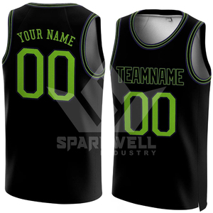 Maillot de basket-ball personnalisé sublimé noir, rouge, blanc, nom de l'équipe, numéro 00, unisexe, adulte, sans manches, en maille, col en V, débardeur 3D sur le devant - Product Image 2