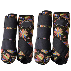 Superior Quality Best Custom Breathable Nylon Horse Fly <b>Boots</b> Full Leg Protection New Best Design OEM Service Comfortable <b>Boots</b> - Product Image 2