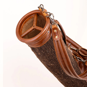 Premium Quality Custom Logo Leather <b>Golf</b> Bag With Large Capacity Professional Manufacture Genuine Leather <b>Golf</b> Bag For Unisex - Product Image 4