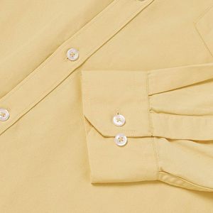 เสื้อเชิ้ตผู้ชายผ้าฝ้ายแท้ 100% แบรนด์ Matrix Cotton รุ่น Oxford แขนยาว สำหรับใส่ทำงานหรือลำลอง มีกระเป๋าเสื้อ - Product Image 4