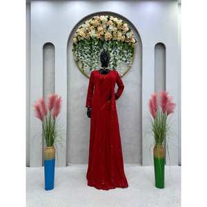 Party Wear XL <b>Saree</b> with Thread and Sequence Work for a Glittering Look - Product Image 2