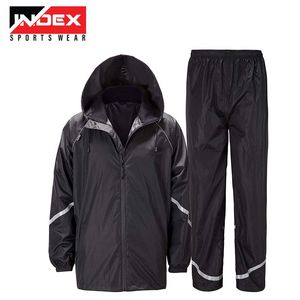 Conjunto Deportivo para Hombre INDEX con Bloques de Color, Chaqueta con Capucha y Cierre y Pantalones, Ligero, de Poliéster, para Otoño, Manga Larga - Product Image 3
