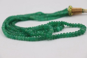 ลูกปัดมรกตแซมเบียธรรมชาติทรงรอนเดลเหลี่ยมเรียบ ขนาด 3-6 มม. ยาว 16 นิ้ว สำหรับทำเครื่องประดับ - Product Image 6