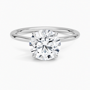 BOJ <b>Ring</b> 0112 Round Cut 925 <b>Silver</b> Love Knot Prong Setting <b>Solitaire</b> Diamond <b>Ring</b> 2ct D Color VVS1 Moissanite GRA Certified - Product Image 1