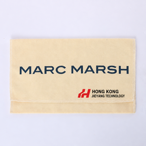 Pochette en coton imprimée avec logo personnalisé, en toile de coton brossé doux, recyclable, pour emballage de vêtements - Product Image 2