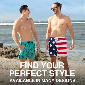 Men's Tropical Print <b>Board</b> Shorts Quick Dry Drawstring Closure Mid Rise Swim Trunks Casual Beach Wear Front Logo - Product Image 4