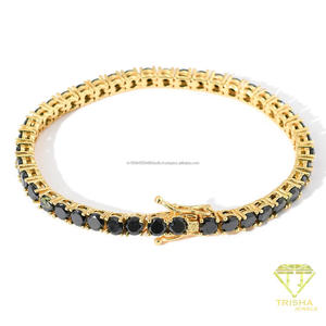 Collier tennis en moissanite VVS en argent sterling 925, bijoux de luxe pour les détaillants - Product Image 5