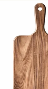 Tabla de cortar rectangular de madera de teca para cocina, tabla de cortar de madera de acacia con asa para uso doméstico. - Product Image 6