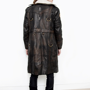 Abrigo de Cuero para Hombre de Alta Calidad, Chaqueta de Cuero Genuino Elegante, Proveedor de Moda con Logotipo Personalizado al por Mayor, Nueva Llegada 2026 - Product Image 3