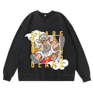 Premium Custom Unisex <b>Sweatshirt</b> Heavyweight Pullover Neck <b>Vintage</b> <b>Oversize</b> Printed Fleece Lined Solid Eco-Friendly for Winter - Product Image 2