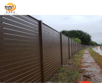 Clôture de confidentialité et balustrade de balcon en aluminium avec grille pour décoration de jardin extérieur, allée de villa