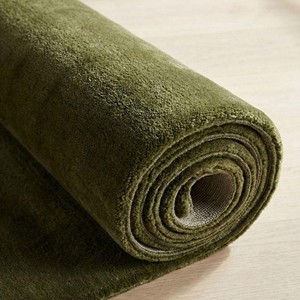 Alfombra Moderna de Lana Verde Oliva Hecha a Mano, Alfombra Sólida de Estilo Escandinavo para Sala de Estar, Dormitorio, Decoración del Hogar - Product Image 3