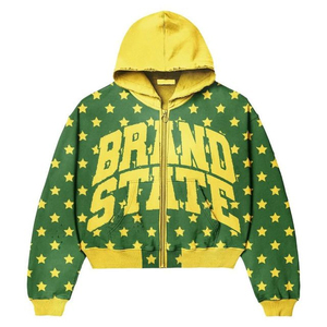 Conjuntos de Sudadera con Capucha Personalizados 2026, 400 Gsm, Invierno, Estampados, Estilo Y2K Vintage, Efecto Desgastado por el Sol, Alta Calidad, 100% Algodón, Felpa, Bajo sin Rematar - Product Image 5