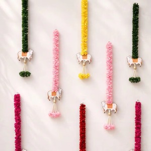 Guirnalda Decorativa Artesanal Tradicional India Pichwai con Diseño de Vaca para Pared, Boda, Mandir, Fondo de Diwali, Hogar, Festival, Cumpleaños - Product Image 3