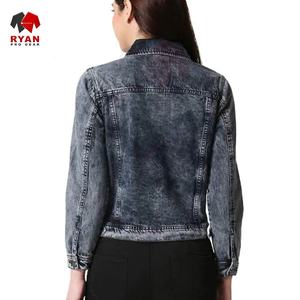 Ryan Pro Gear <b>Customized</b> <b>Denim</b> <b>Jacket</b> For Women Breathable and Comfortable Fabric with <b>Customized</b> Logo OEM Design - Product Image 5