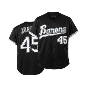 Tenue des années 90 pour hommes et femmes, Barons # 45 vêtements hip-hop unisexes, maillots de baseball pour fête, cadeau de baseball - Product Image 1