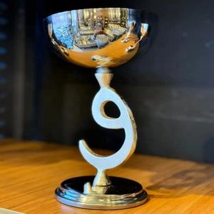 Brûleur d'encens en bois de santal décoratif pour la maison, anti-odeur, en acier inoxydable poli, style lettre arabe, Bakhoor, toutes saisons - Product Image 1