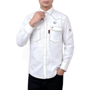 Vêtements de travail de sécurité pour la soudure, chemises ignifuges FRC à manches longues en coton, chemise de travail de haute qualité pour hommes, chemise ignifuge FR - Product Image 6