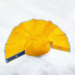 Casco de soldador de cuero de vaca ignífugo con protección para cuello, hombros y cabeza, tipo capucha, para trabajos de soldadura - Product Image 5