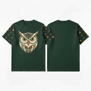 เสื้อยืดพิมพ์ลายพระอาทิตย์ตกสไตล์เรโทร แขนสั้น ผู้ชาย ผ้าฝ้าย 100% ทรงหลวม สวมใส่สบาย ไม่เป็นขุย เสื้อผ้าฤดูร้อน - Product Image 4